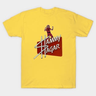 Sammy Hagar kneeling on Dollar Sign Logo T-Shirt